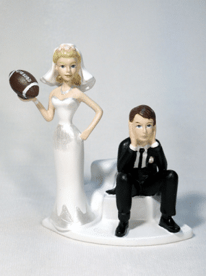 Funny Baseball Player Bride and Groom Wedding cake topper | eBay